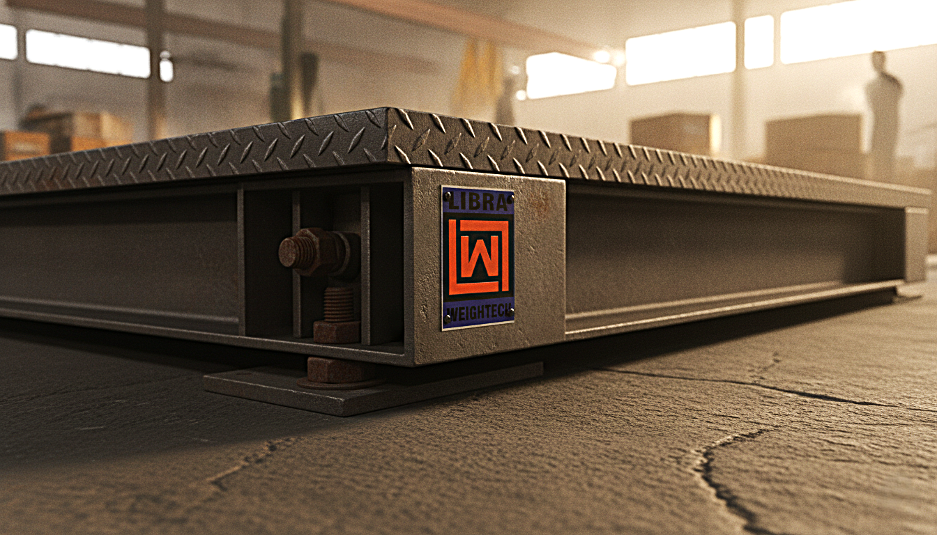 shear beam load cell floor scale installed, Libra Weigh Tech Punjab Pakistan